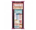 WhiteCoat Clipboard® Trifold - Pink Flight Medic Edition